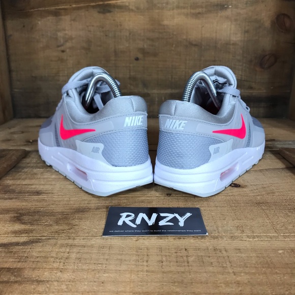 NEW Nike Air Max Zero Cool Grey Racer Pink - Picture 4 of 7
